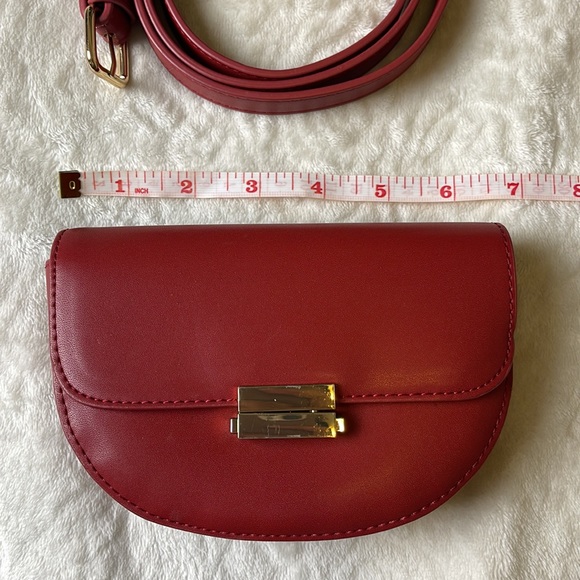 Crimson Red Pouch / Satchel Bag - Picture 5 of 8